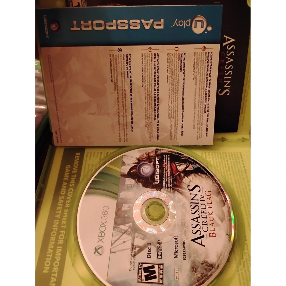 Xbox Game Lot Call of Duty Modern Warfare Assassin's Creed II & IV Black Flag